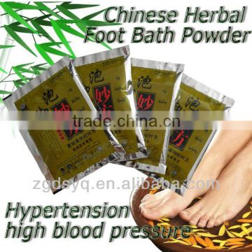 Hypertension therapy herbal foot bath powder blood pressure tcm