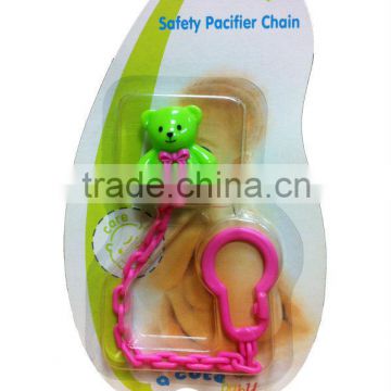 Lowest price children safe bear shaped baby pacifier holder