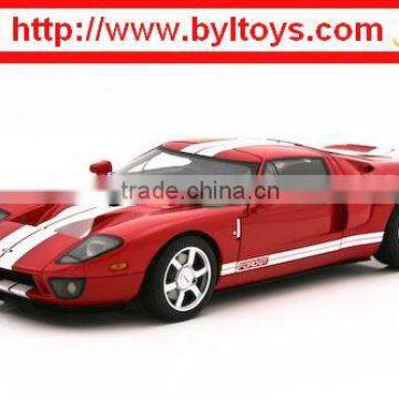 the resin red car model