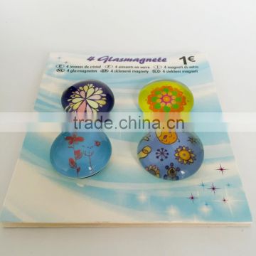Magnetic Souvenir Glass Photo Magnet Promotional Fridge Magnet