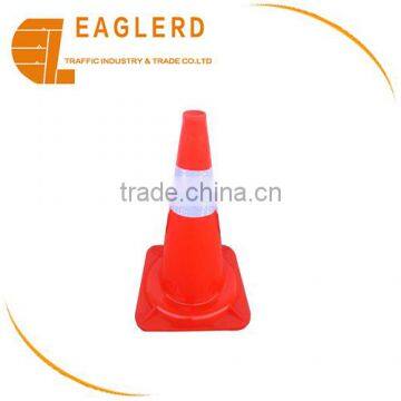 47cm height PVC Traffic cone red color