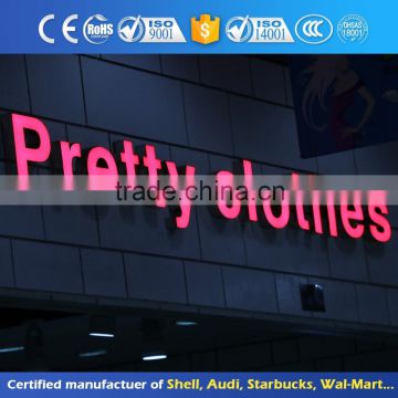 outdoor used large led metal letters for wall