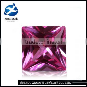 2# princess cut synthetic bangkok ruby gemstone price