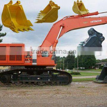 EX400LC-5 Excavator Buckets, Customized Hitachi ZX400 Excavator 1.8/1.4/2.3 M3 Buckets Compatible with Harsh Condition