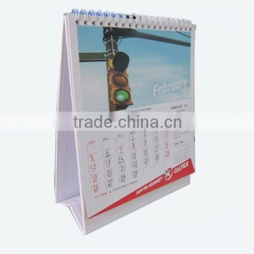 Custom Paper Table Calendar Office Desktop calendar in GuangZhou