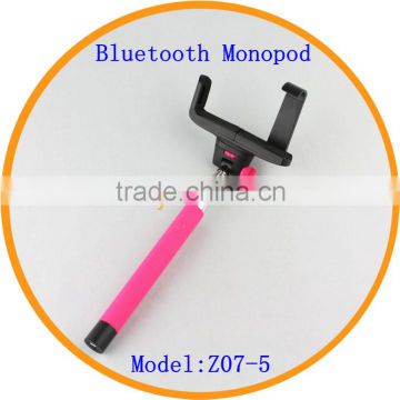 High Quality Z07-5 Bluetooth Professional Monopod for iPhone 5 5C 5S S3/S4 from dailyetech