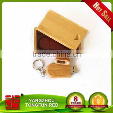 Bamboo wood novelty usb usb 2.0 with laser engraving company logos wood flash drive custom