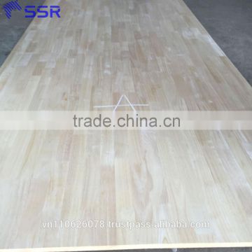 Rubber wood finger joint board for Europe market/rubber wood panel