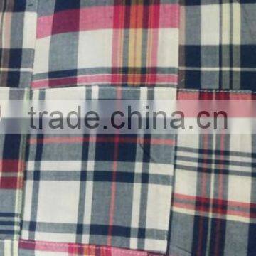 2017 Madras Cotton Patchwork handmade pure fabric Exporters