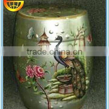 ceramic chinese garden drum stool