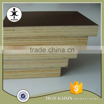Kaixin manufacture 18mm black phenolic film faced plywood