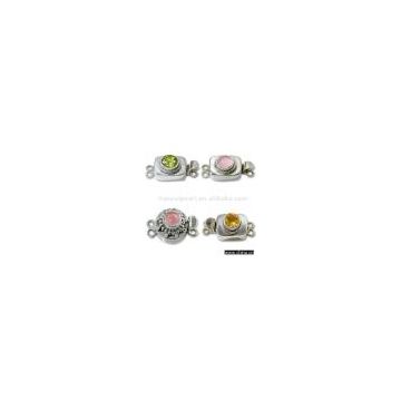Sell Unique Sterling Silver Clasp with Gemstone Beads