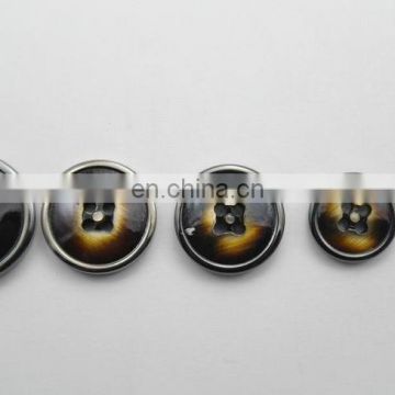 4 Holes custom polyester resin button for shirts
