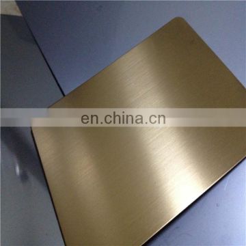 Stainless Steel Gold China Steel Products Titanium Gold Mirror Color Stainless Steel Sheet