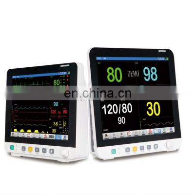 CE certificate portable Neonatal ICU 12 or 15 inch multi-parameter patients monitors for surgery
