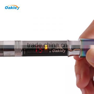 e cig meter haka tester fit for all ego batteries and clearomizers can read voltage,ohm and wattage,100% accurate