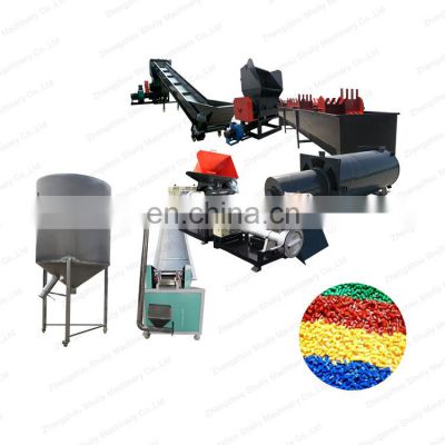 hot sales pp pe plastic recycling line storage bin temperature control  granular storage silo convenient for packing