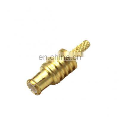 RF coaxial connector MCX jack male for RG174 RG316 gold plating