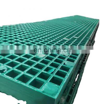 Composite 38*38mm Fiberglass FRP Fiberglass Reinforced Plastic Mesh Molded Gratings