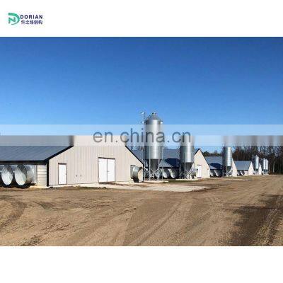 metal houses for chickens breeding poultry house steel building kits