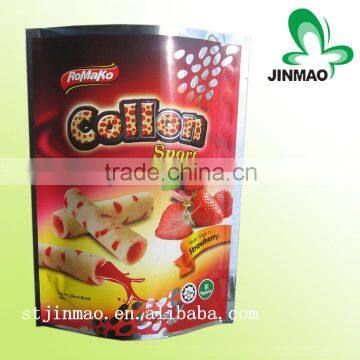 Custom printed biscuit plastic bags packing