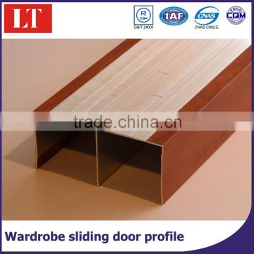 Sliding door profile make of aluminium top profile