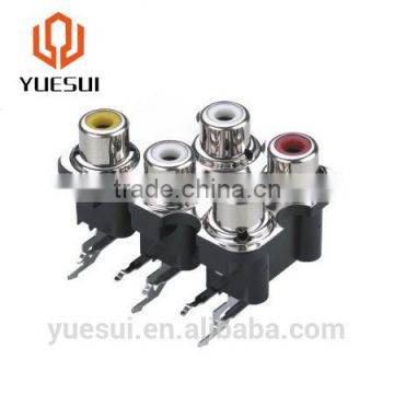 5 holes ISO standard RCA A/V Connector