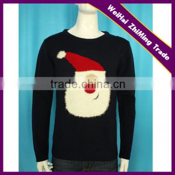 Newest Feather Yarn Santa Man Sweater