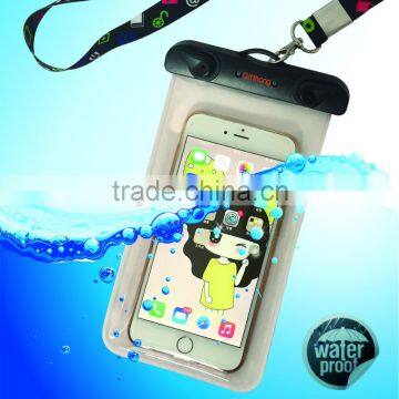 2015 hot design fashion popular product advertising phone waterproof dry bag for promotional gift