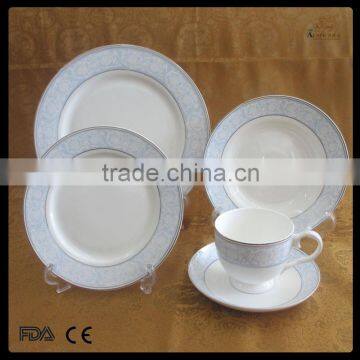 20 pcs new design royal bone china dinnerware