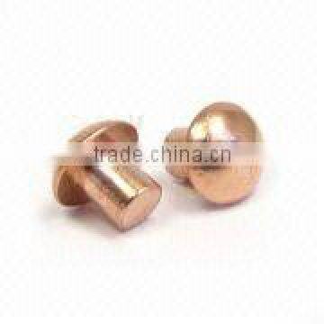 2013 hot sale Manufacture Rivet-type Contacts/ Round head contact rivets