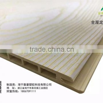 The new interior material, bambo powder integrated wall panel