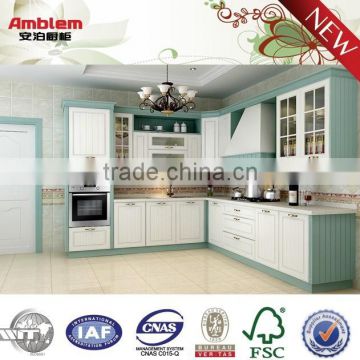 2016 New colorful PVC kitchen cabinet