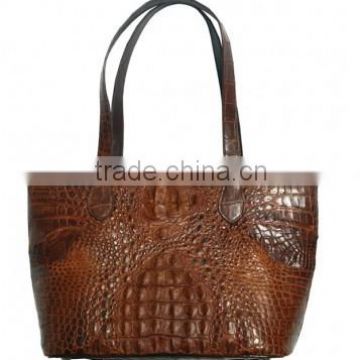 Crocodile leather handbag SCRH-007