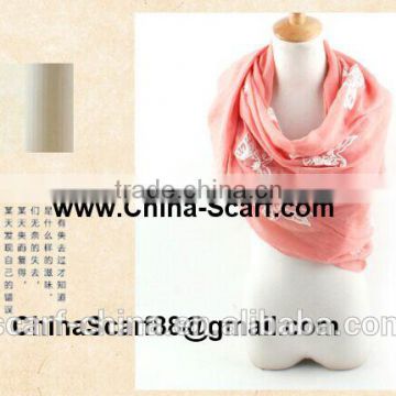 Wholesale cotton embroidered scarf