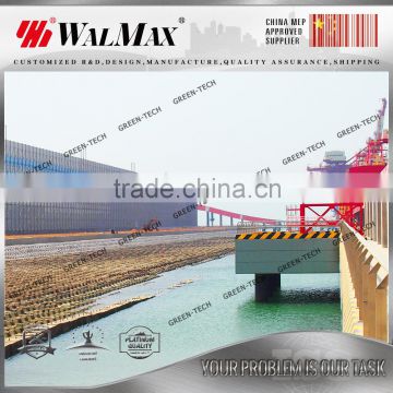 WF-AF024 steel windbreak fence for coal storage yard at sea port