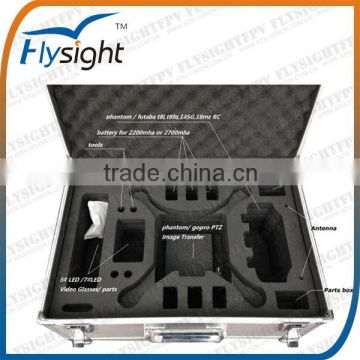 C303 All-in-one Phantom metal box case for RC controller, Phantom, gopro PTZ, video glasses