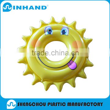 EN71-1-2-3 Smiling SunPVC Inflatable Swimming Ring