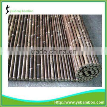 Renewable sources black bamboo fence