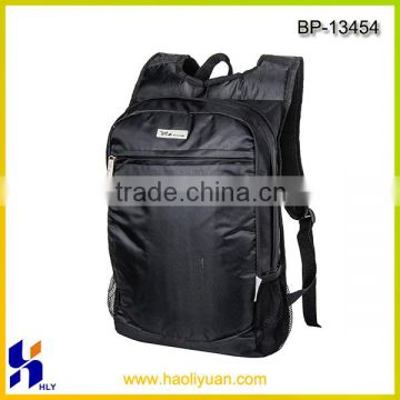 Low Price High Quality Black Slim Laptop Backpack