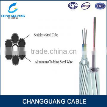 High Tensile 36 Core Single Mode Optical Fibre price OPGW Cable