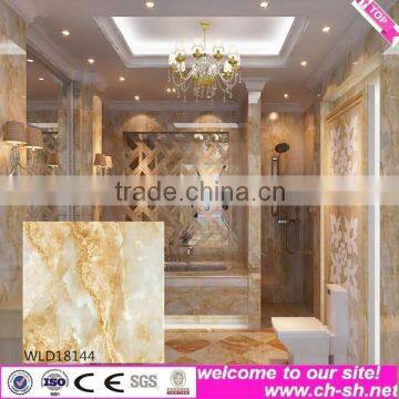 China manufacturer glossy marble look porcelain tile floor tile