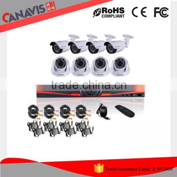2016 Wholesale cctv products 720P security camera system 8ch ahd kit