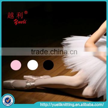 High quality prefational ballet dancing tights lady sexy white pantyhose
