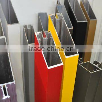 Top quality aluminium curtain wall profiles quality guaranteed with different colors