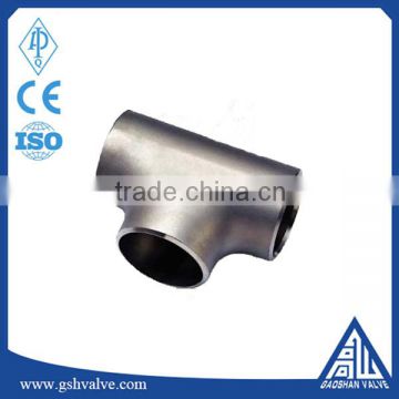 304/316 stainless steel DN200 pipe equal tee