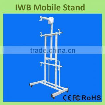 Height adjustable Mobile Stand for interactive whiteboard IWB Smart board