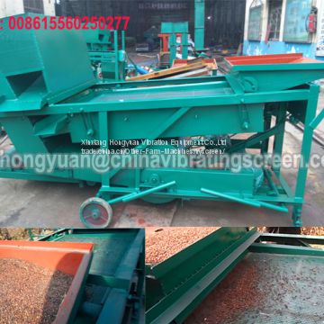 mobile buckwheat paddy wheat grain seed cleaning plant