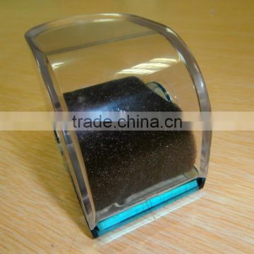 custom logo print transparent plastic watch box