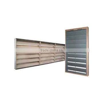 Impact resistant thermal insulation non-conductive frp louvers